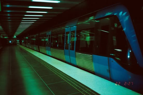 A photo of Stockholm subway